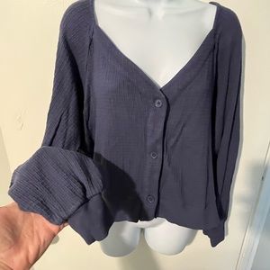 True Craft-3 button-cardigan/ shrug -1X